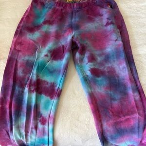 Tie-dyed sweatpants
